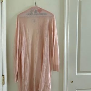 Roz And Ali Knit Open Cardigan Size 3X.Color peach